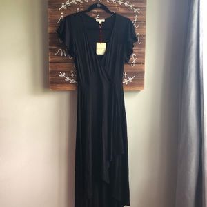 Black Wrap Dress